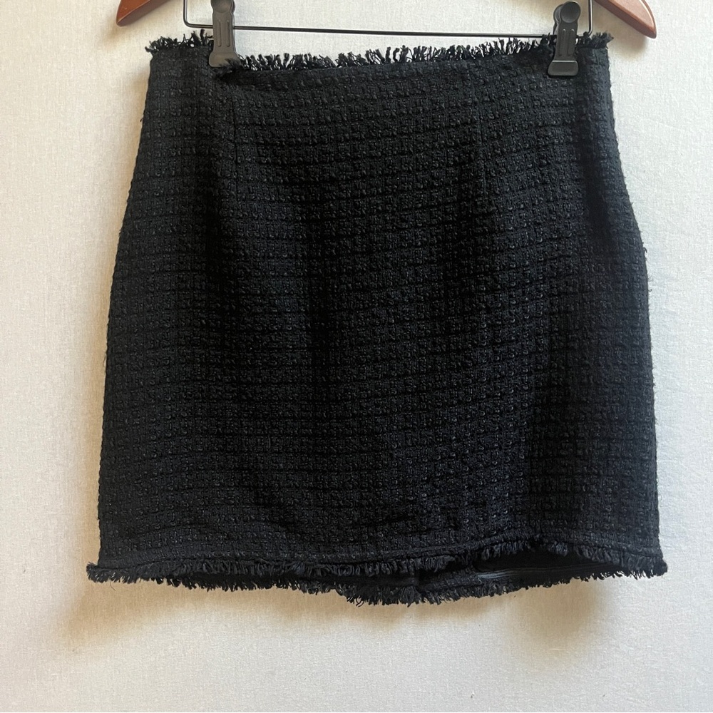 Maeve Tweed Front Button Mini Skirt Sz 8 - Picture 3 of 8